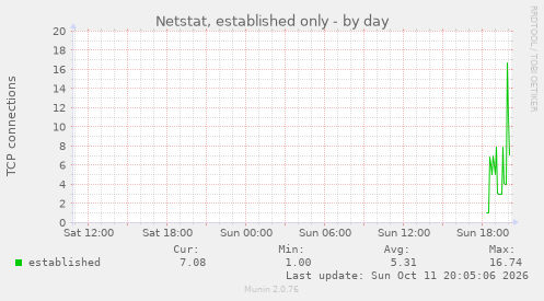 Netstat, established only